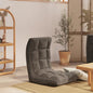 Floor Lounger Dark Grey Polyester, Metal, Foam Medium Foldable