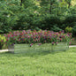 Garden Raised Bed 94.5"x31.5"x17.7" Galvanized Steel Silver