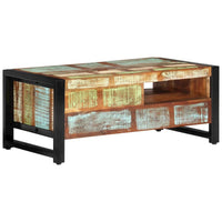 Coffee Table 39.4"x19.7"x16.1" Solid Wood Reclaimed