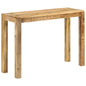 Console Table 43.3"x13.8"x29.9" Rough Mango Wood