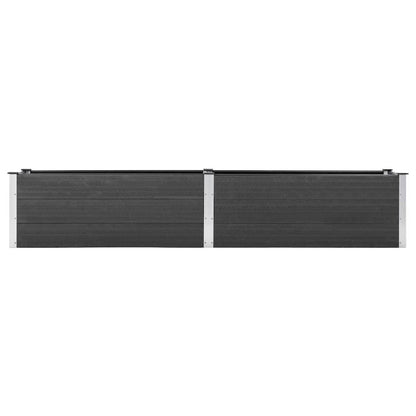 vidaXL Garden Raised Bed 78.7"x19.7"x21.3" WPC Gray