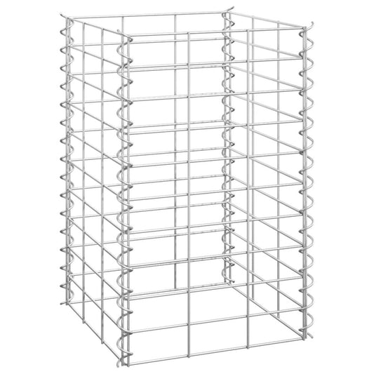 vidaXL Gabion Raised Beds 3 pcs 11.8"x11.8"x19.7" Iron