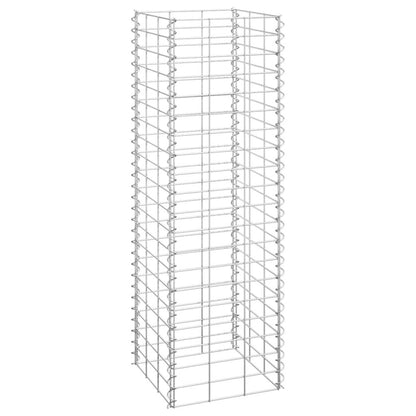 vidaXL Gabion Raised Beds 3 pcs 11.8"x11.8"x39.4" Iron