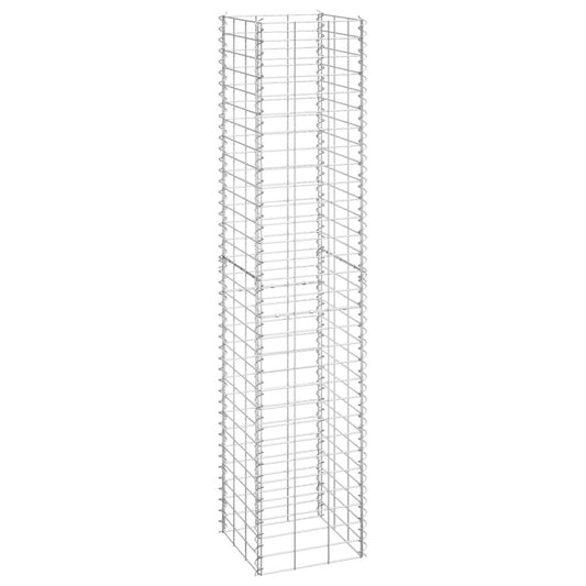 vidaXL Gabion Raised Beds 3 pcs 11.8"x11.8"x59.1" Iron