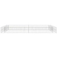 vidaXL Gabion Raised Bed Galvanized Steel 78.7"x39.4"x7.9"