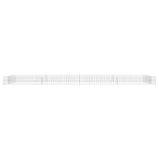 Gabion Raised Bed Galvanized Steel 157.5"x39.4"x7.9"