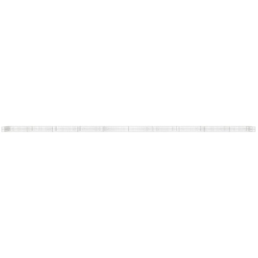 vidaXL Gabion Raised Bed Galvanized Steel 393.7"x39.4"x7.9"
