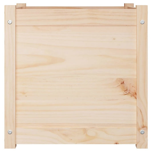Garden Planter 19.7"x19.7"x19.7" Solid Wood Pine