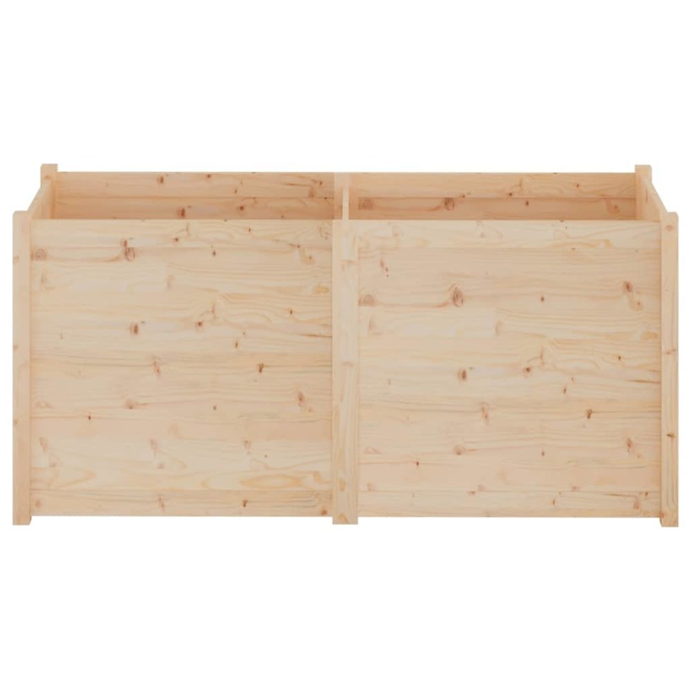 Garden Planter 59.1"x19.7"x27.6" Solid Wood Pine