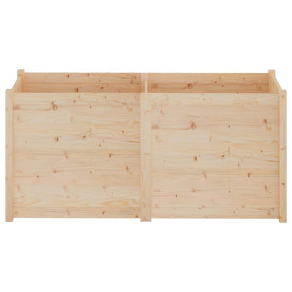 Garden Planter 59.1"x19.7"x27.6" Solid Wood Pine