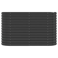 Garden Raised Bed Powder-coated Steel 44.9"x15.7"x26.8" Anthracite