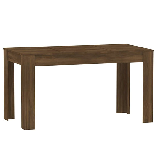 Dining Table Brown Oak 55.1"x29.3"x29.9" Engineered Wood