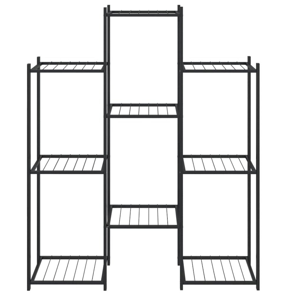 Flower Stand 32.7"x9.8"x39.4" Black Iron