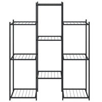 Flower Stand 32.7"x9.8"x39.4" Black Iron