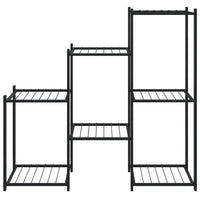 Flower Stand 32.7"x9.8"x31.5" Black Iron