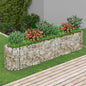Gabion Raised Bed Galvanized Iron 102.4"x19.7"x19.7"