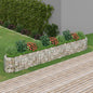 Gabion Raised Bed Galvanized Iron 157.5"x19.7"x19.7"