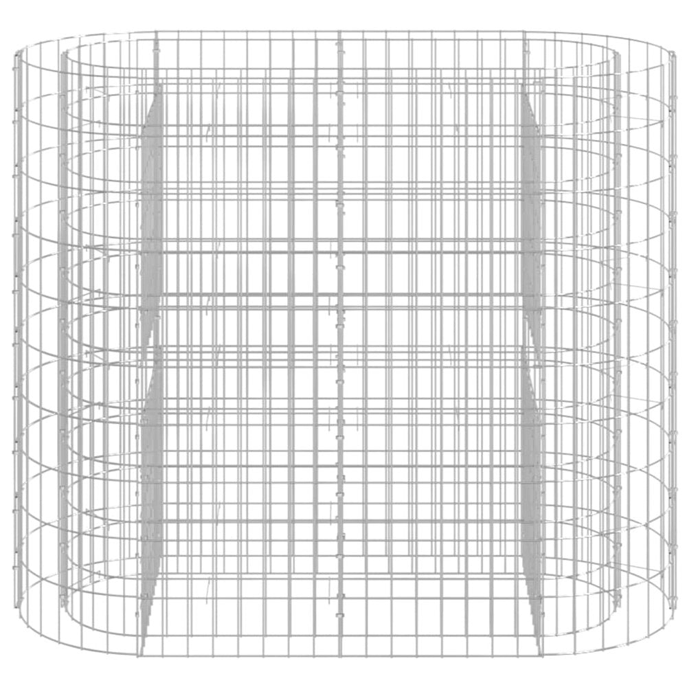Gabion Raised Bed Galvanized Iron 47.2"x19.7"x39.4"