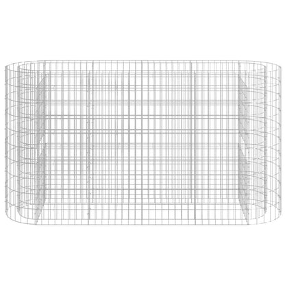 Gabion Raised Bed Galvanized Iron 74.8"x19.7"x39.4"