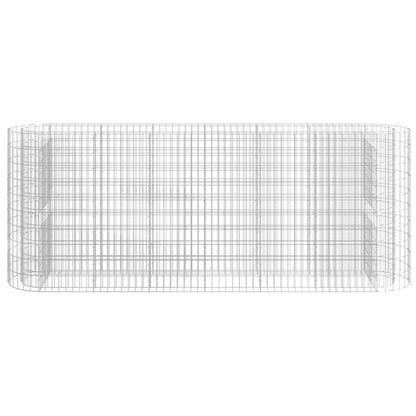 Gabion Raised Bed Galvanized Iron 102.4"x19.7"x39.4"