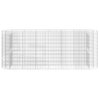 Gabion Raised Bed Galvanized Iron 102.4"x19.7"x39.4"