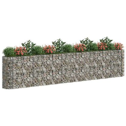 Gabion Raised Bed Galvanized Iron 185"x19.7"x39.4"
