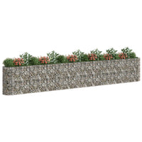 Gabion Raised Bed Galvanized Iron 240.2"x19.7"x39.4"