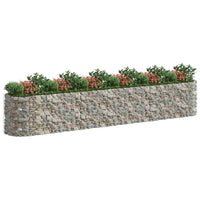 Gabion Raised Bed Galvanized Iron 236.2"x39.4"x39.4"