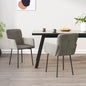 Dining Chairs 2 pcs Light Gray Velvet