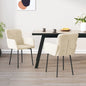 Dining Chairs 2 pcs Cream Velvet