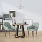 Dining Chairs 2 pcs Light Gray Velvet