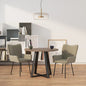 Dining Chairs 2 pcs Light Gray Velvet