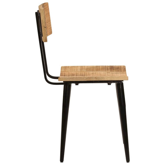 Dining Chairs 2 pcs 17.3"x15.7"x31.5" Solid Wood Mango