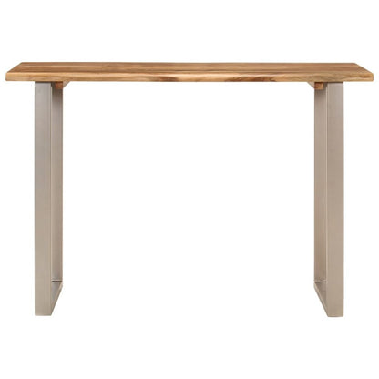 Dining Table 43.3"x19.7"x29.9" Solid Wood Acacia