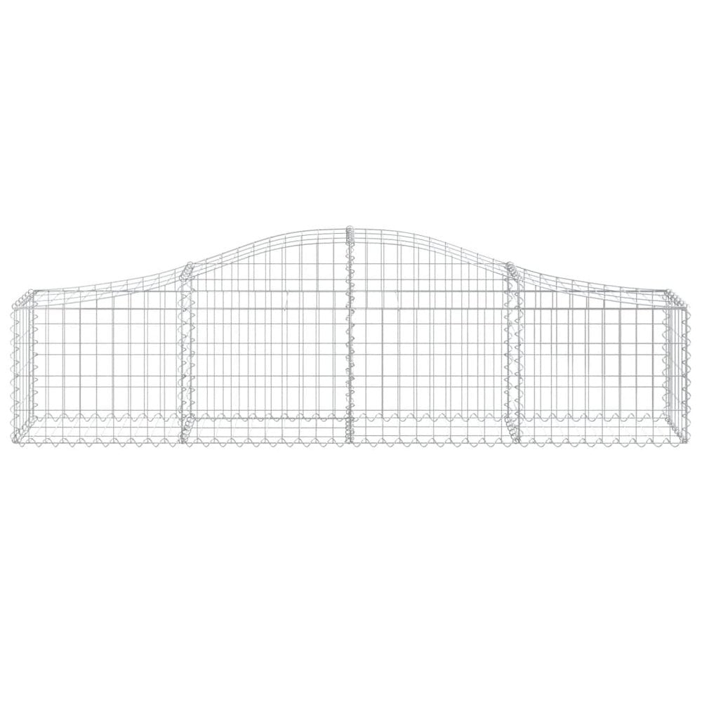 Arched Gabion Basket 78.7"x11.8"x15.7"/23.6" Galvanized Iron