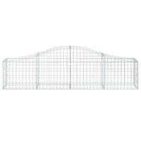 Arched Gabion Basket 78.7"x11.8"x15.7"/23.6" Galvanized Iron