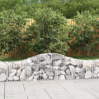 Arched Gabion Basket 78.7"x11.8"x15.7"/23.6" Galvanized Iron