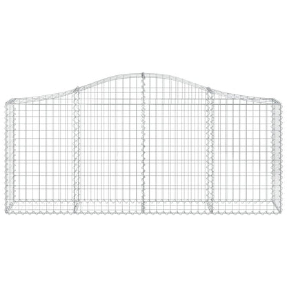 Arched Gabion Basket 78.7"x11.8"x31.5"/39.4" Galvanized Iron