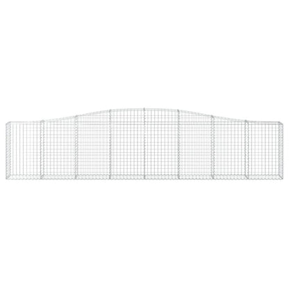 Arched Gabion Basket 157.5"x11.8"x31.5"/39.4" Galvanized Iron