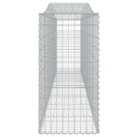 Arched Gabion Basket 157.5"x19.7"x39.4"/47.2" Galvanized Iron