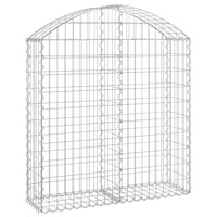 Arched Gabion Basket 39.4"x11.8"x39.4"/47.2" Galvanized Iron