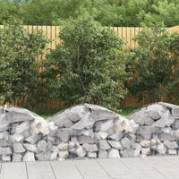 Arched Gabion Basket 39.4"x19.7"x15.7"/23.6" Galvanized Iron