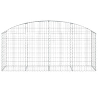 Arched Gabion Basket 78.7"x19.7"x31.5"/39.4" Galvanized Iron