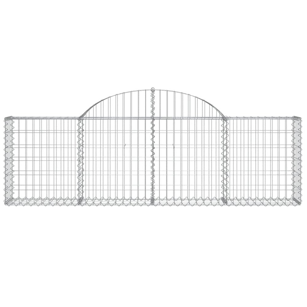Arched Gabion Basket 78.7"x11.8"x23.6"/31.5" Galvanized Iron