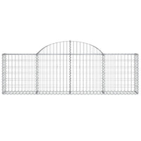 Arched Gabion Basket 78.7"x11.8"x23.6"/31.5" Galvanized Iron