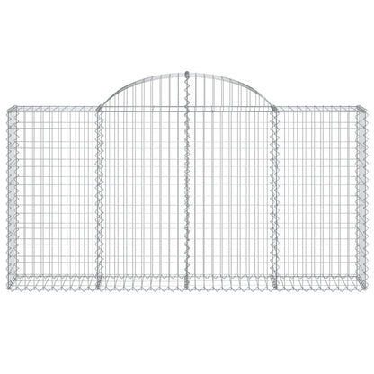 Arched Gabion Basket 78.7"x11.8"x39.4"/47.2" Galvanized Iron