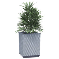 Planters 2 pcs Light Gray 11.8"x11.8"x14.6" Polypropylene
