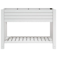 Garden Raised Bed White 43.3"x17.7"x31.1" Polypropylene