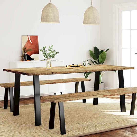 Dining Table 78.7"x35.4"x29.5" Solid Wood Acacia
