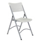NPS® 600 Series Heavy Duty Plastic Folding Chair, Speckled Grey (Pack of 4)